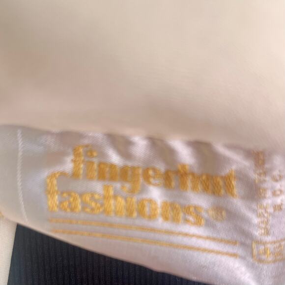 Vintage Fingerhut Fashions Pale Yellow Polo Blouse – Size L - Picture 4 of 5